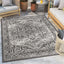 Celesine Oriental Medallion Indoor/Outdoor Black Flat-Weave Rug LIA-193
