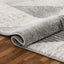 Lujo Mid-Century Modern Geometric Grey Rug LIS-107