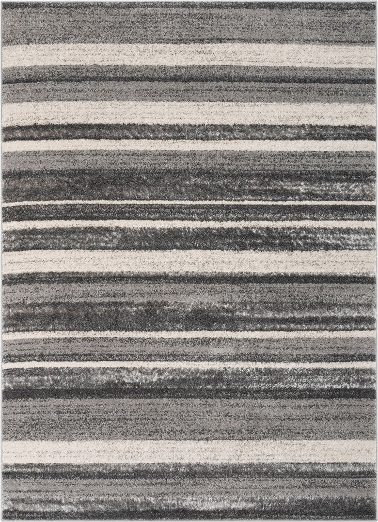 Cadi Contemporary Stripes Grey Rug LIS-17