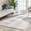 Norman Abstract Distressed Ivory Vintage Rug LIS-182