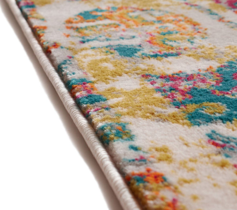 Adele Medallion Multi Modern Boho Rug LO-10