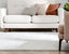 Winona Honeycomb Hexagon Pattern Shag Ivory 3D Textured Rug LOG-142