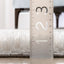 Edina Geometric Circles Shag Ivory Grey 3D Textured Rug LOG-72