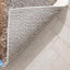 Mika Retro Chevron 3D Textured Shag Grey Light Blue Rug LOL-47