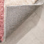Mika Retro Chevron 3D Textured Shag Pink Grey Rug LOL-49