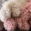 Mika Retro Chevron 3D Textured Shag Pink Grey Rug LOL-49