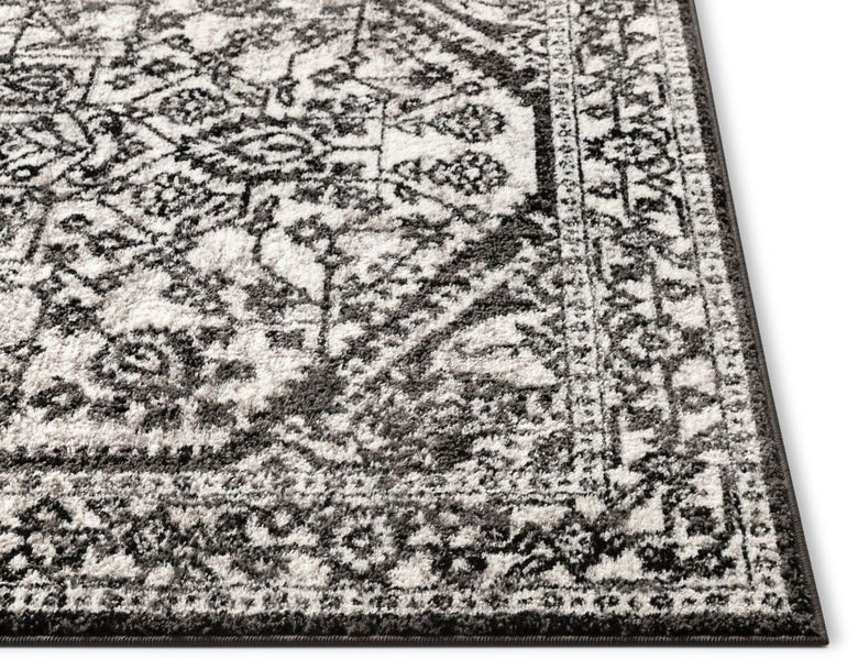 Coco Grey Modern Bohemian Rug MC-186