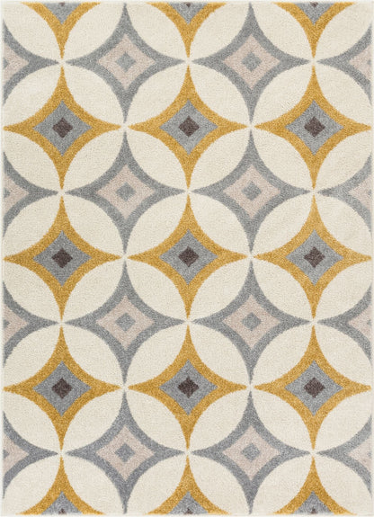 Perla Gold Modern Bohemian Rug MC-291