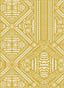 Khalo Tribal Indoor/Outdoor Yellow Flat-Weave Rug MED-221
