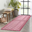 Manola Tribal Indoor/Outdoor Fuschia Flat-Weave Rug MED-239