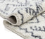 Chantico Moroccan Lattice Grey Shag Rug MEL-17