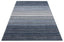 Bauer Blue Modern Solid And Striped Rug MG-04