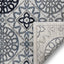 Caspian Blue Modern Suzani Rug MG-24