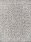 Anza Tribal Geometric Pattern Grey Flat-Weave Indoor/Outdoor Rug MIL-27