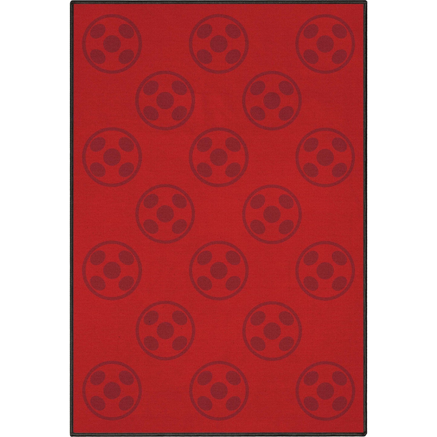 Miraculous Ladybug large Ladybug Repeat Red Rug MLB-17A