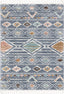Lucerne Moroccan Vintage Diamond Pattern Grey Shag Rug NAL-97