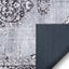 Tarifa Vintage Bohemian Medallion Grey Machine Washable Rug NIL-07