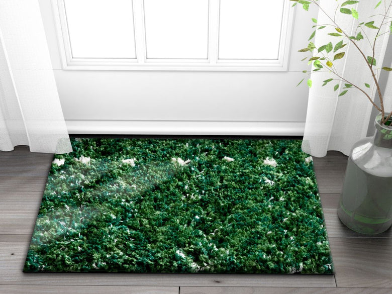 Parley Green Modern Moroccan Shag Rug NO-15