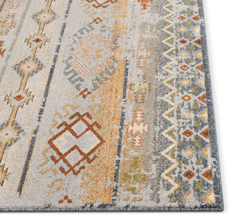 Alu Cream Vintage Modern Tribal Rug OM-172