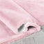 Crest Modern Glam Faux Fur Plush Light Pink Shag Rug OPA-19