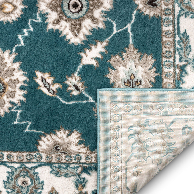 Celia Traditional Persian Oriental Blue High-Low Rug OR-06