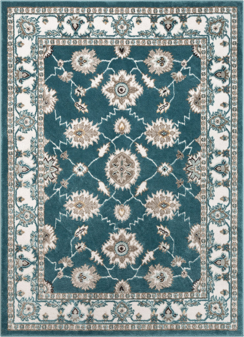 Celia Traditional Persian Oriental Blue High-Low Rug OR-06