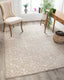 Clara Farmhouse Trellis Geometric Cream High-Low Rug OR-52
