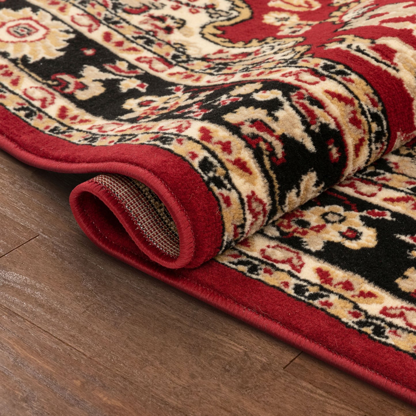 Nima Traditional Medallion Persian Red Rug PA-100