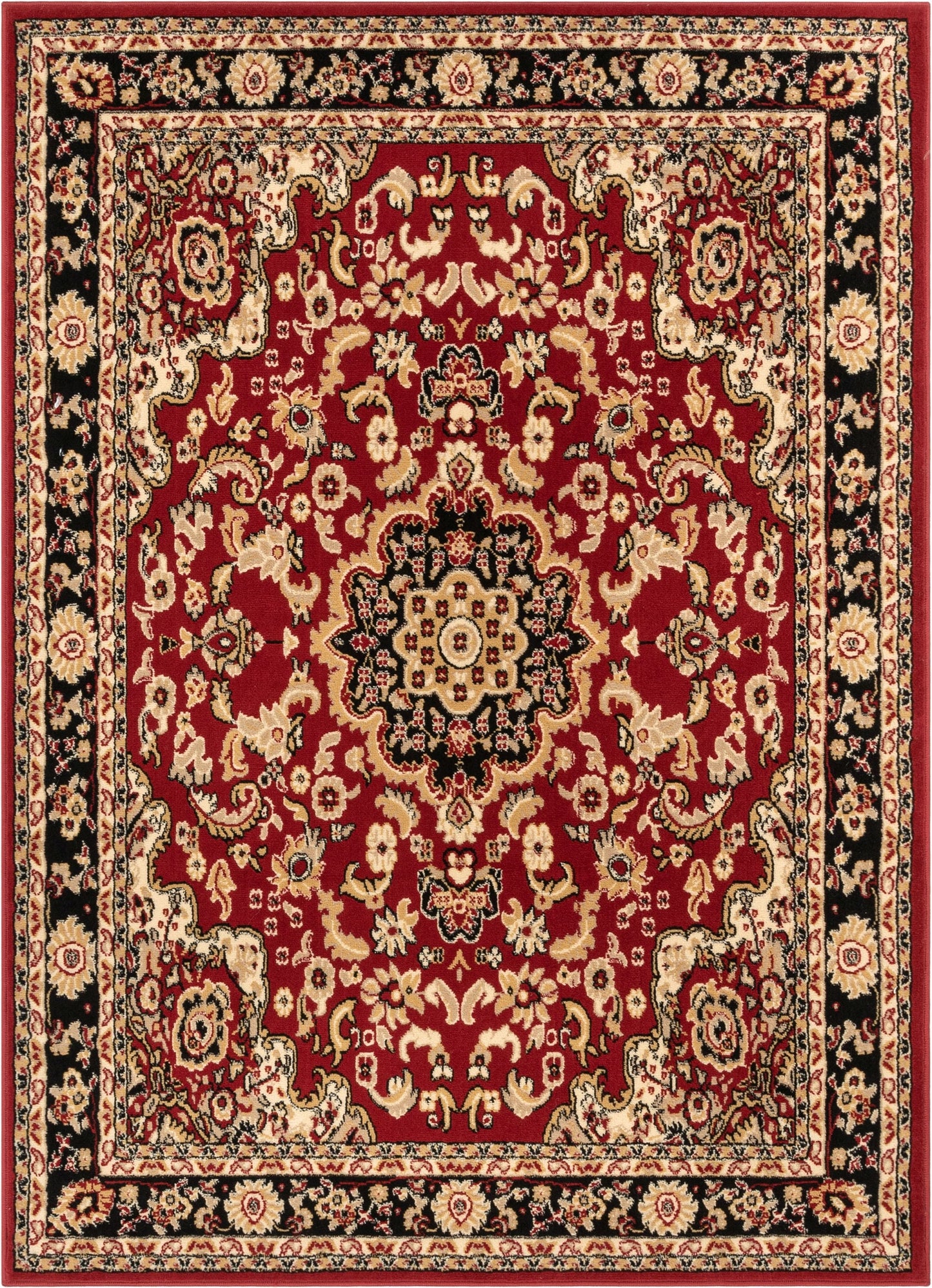 Nima Traditional Medallion Persian Red Rug PA-100