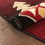 Dakota Tribal Aztec Southwestern Red Rug PA-120