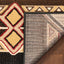 Dakota Tribal Aztec Southwestern Brown Rug PA-128