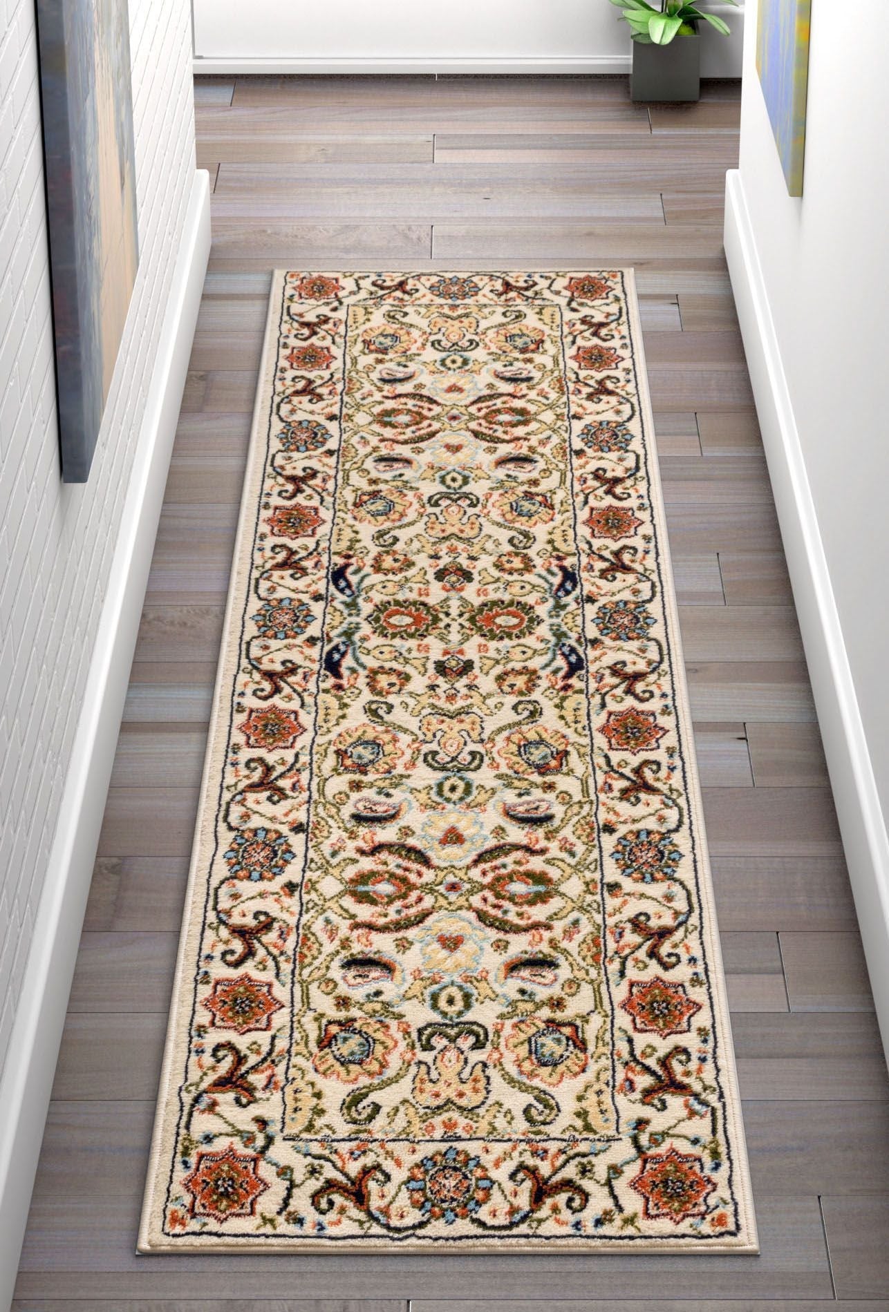 Tabriz Traditional Ivory Rug-PA-12