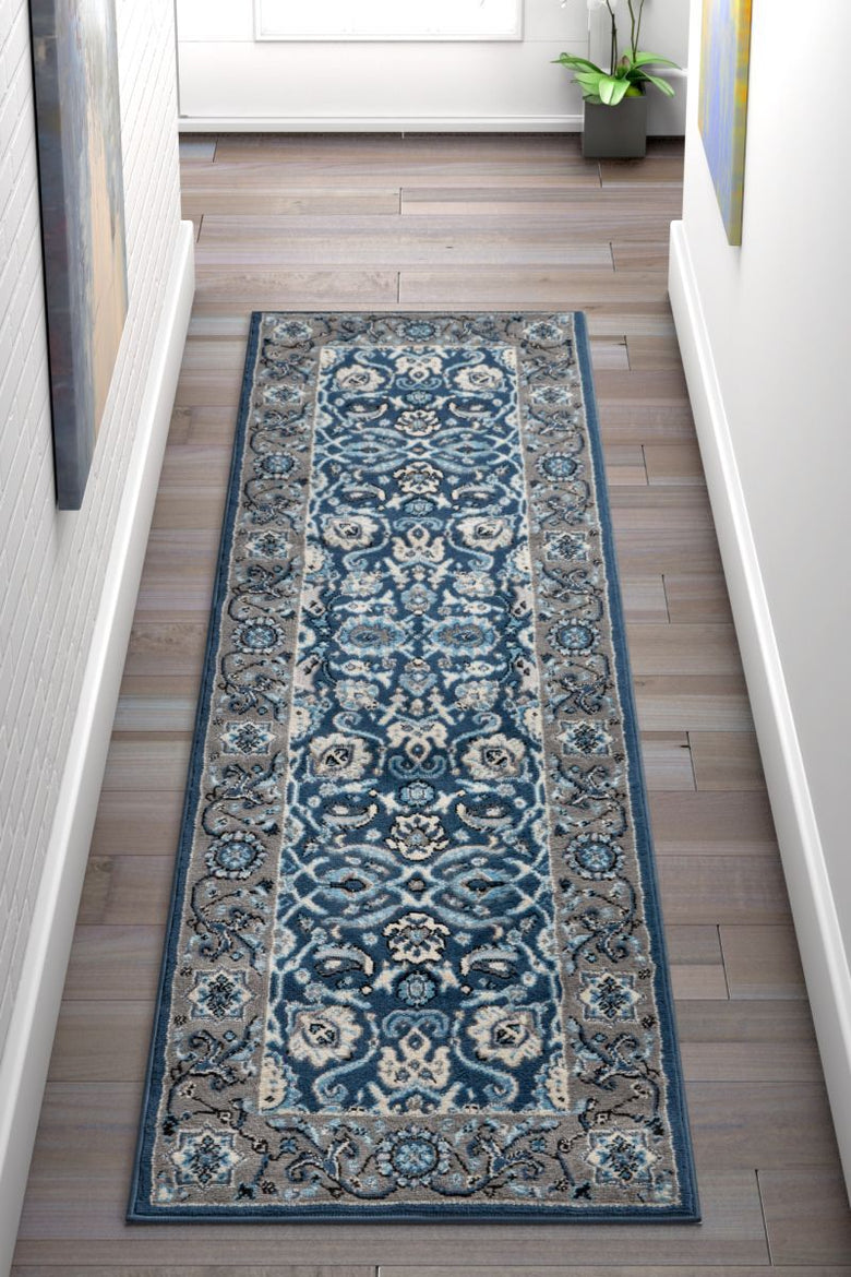 Tabriz Blue Traditional Rug PA-14