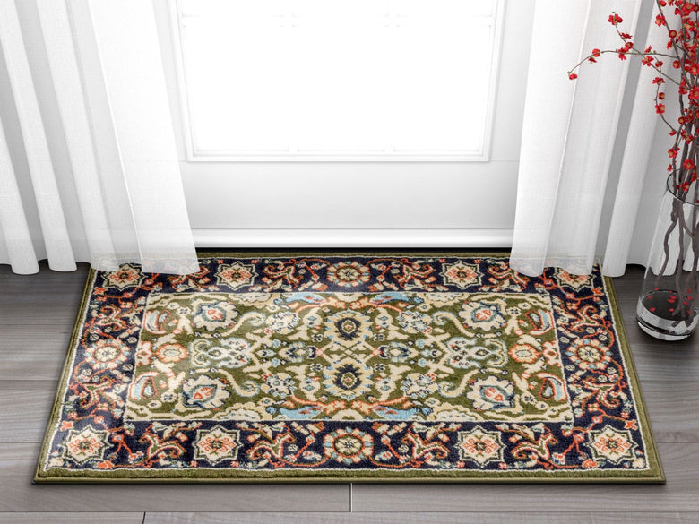 Tabriz Traditional Green Rug-PA-15