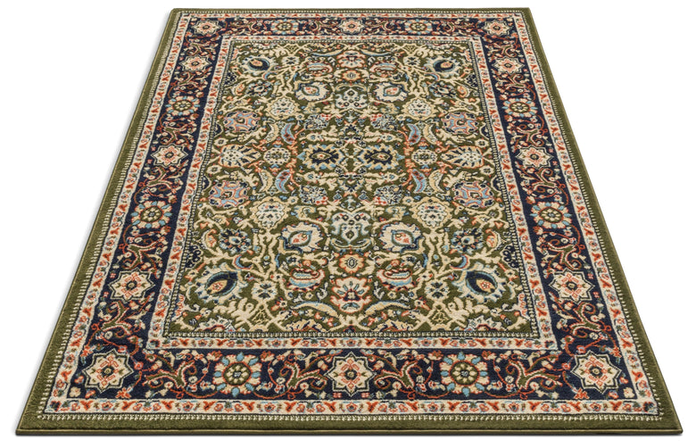 Tabriz Traditional Green Rug-PA-15