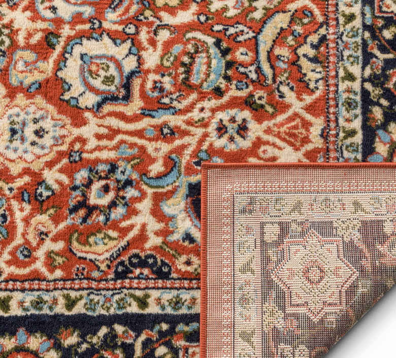 Tabriz Traditional Terracotta Rug-PA-19