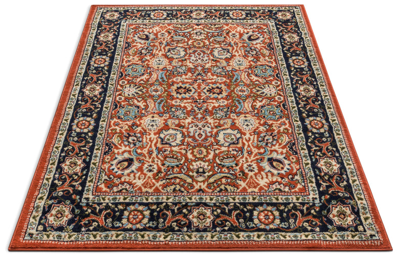 Tabriz Traditional Terracotta Rug-PA-19