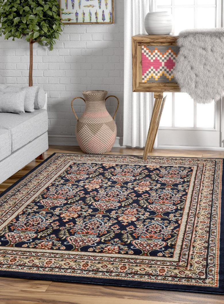 Shiraz Navy Traditional Rug PA-34