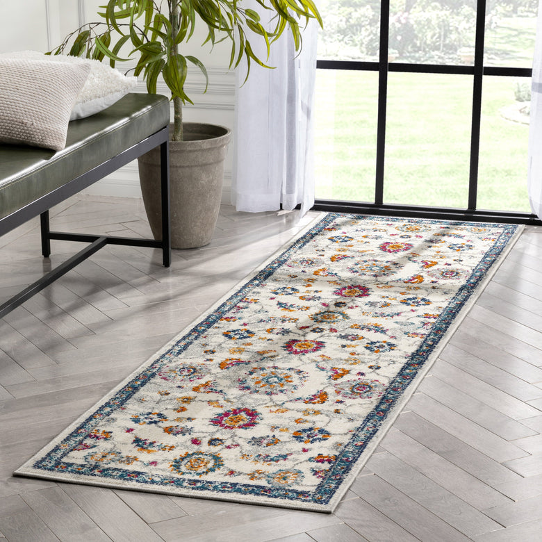 Arlette Bohemian Oriental Perisan Blue Rug PAL-36