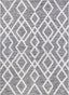 Arto Modern Geometric Grey Flatweave Rug POR-08
