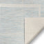 Ferro Modern Geometric Blue Flatweave Rug POR-66