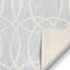 Tocha Modern Geometric Blue Flatweave Rug POR-86