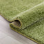 Chroma Glam Solid Ultra Soft Green Multi-Textured Shimmer Pile Shag Rug RA-15