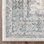 Salida Vintage Oriental Botanical Border Grey Beige Rug RO-287