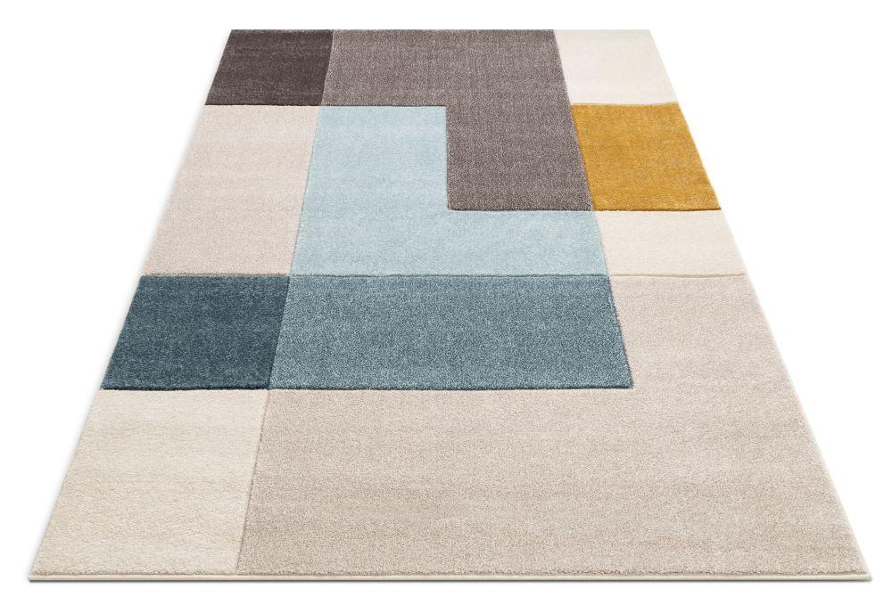 Constance Multi Contemporary Geometric Blocks Rug RU-122