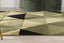 Rita Glam Geometric Triangles Green High-Low Rug RU-135