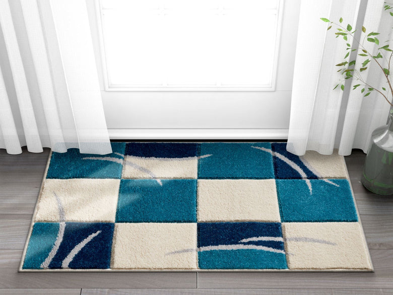 Joy Blue Modern Rug RU-74