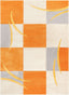 Joy Orange Modern Rug RU-79