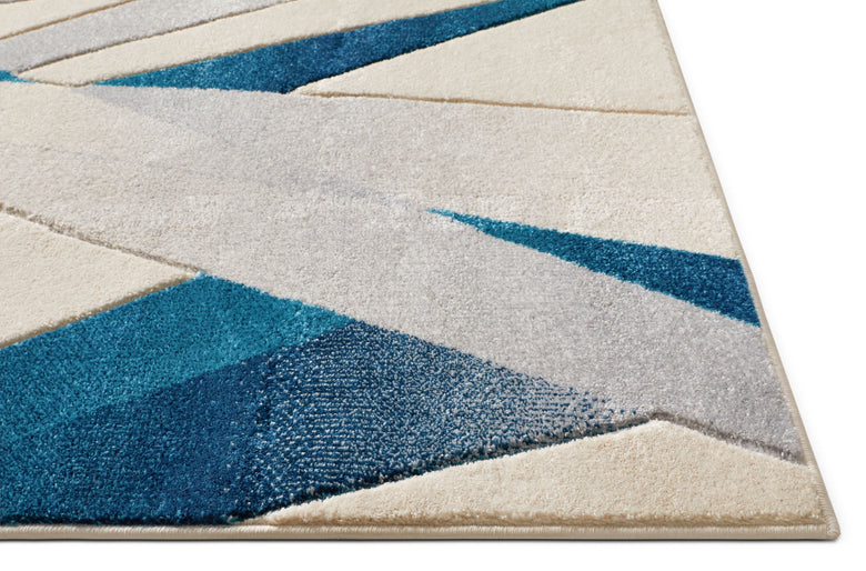 Lalu Blue Modern Rug RU-94