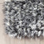 Zuni Moroccan Ethnic Shag Ivory Grey Soft Rug RUE-32